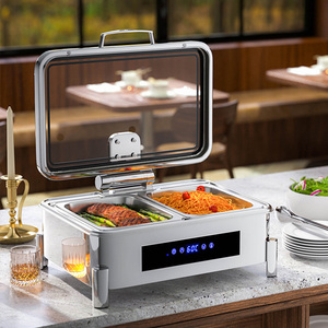 Vente en gros de chauffe-plats pour buffet chauffe-plats ensemble d'hôtel chauffe-plats pour buffet chauffe-plats pour service de table chauffe-plats pour traiteur - Product Image 1