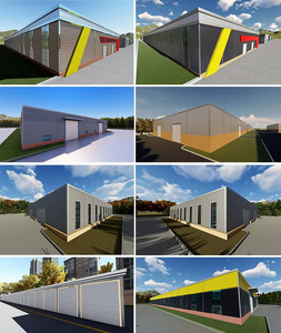 Nave Industrial de Acero para Almacenamiento de Maquinaria en Centros Comerciales y Obras Viales, para Uso en Empresas de Infraestructura - Product Image 6