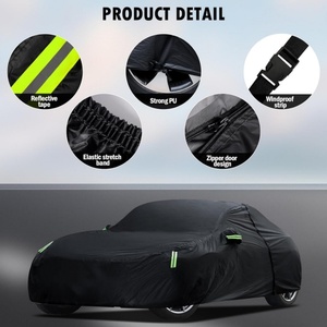 ผ้าคลุมรถแบบสั่งทำพิเศษสำหรับมาสด้า MX-5 Miata กันน้ำทุกสภาพอากาศสำหรับรถยนต์ ผ้าคลุมภายนอกเต็มคัน ป้องกันแดด ฝน หิมะ - Product Image 3