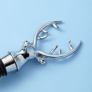 Deer Head Wine Stopper Zinc Alloy <b>Sealing</b> Bottle Plug For Wine Bottles - Product Image 3