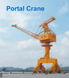 Grue sur socle à port de potence unique Rotation à 360 degrés mobile 150 tonnes 180 tonnes 60 tonnes grue à potence grue à quai à vendre