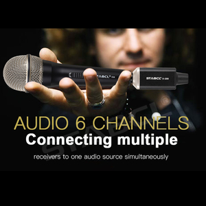 S-200 adattatore per microfono dinamico/capacitivo XLR trasmettitore e ricevitore Wireless cablato al sistema adattatore per microfono Wireless - Product Image 5