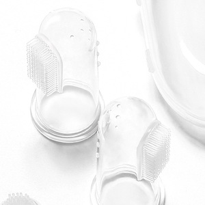 Silicone Toothbrush <b>Finger</b> <b>Stall</b> Dog Cat Baby Toothbrush <b>Finger</b> <b>Stall</b> Pet <b>Finger</b> Toothbrush Cleaning Pet Supplies - Product Image 6
