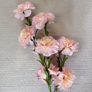 Fleurs artificielles Offre Spéciale à tige unique avec <span class=keywords><strong>feuilles</strong></span> pour bureau maison fête mariage décoration fête des mères cadeau <span class=keywords><strong>oeillet</strong></span> - Product Image 6