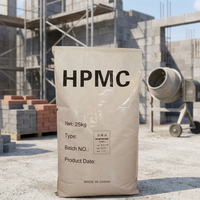 Poudre blanche HPMC (Hydroxypropyl Methyl Cellulose) de l'usine chimique chinoise, éther personnalisé multi-viscosité