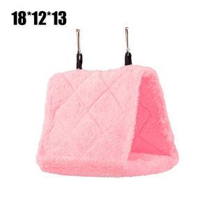 <span class=keywords><strong>Lit</strong></span> <span class=keywords><strong>d</strong></span>'hiver pour oiseaux, hamac en peluche chaud pour cages à oiseaux et perroquets, tente-cabane suspendue, accessoires pour l'éclosion des oiseaux - Product Image 4
