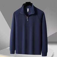 Sweat-shirt à capuche demi-zippé en coton 320g de haute qualité pour hommes, personnalisable avec logo, vente en gros