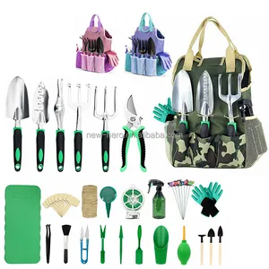 Hot 26 pezzi terrario fornitura Mini Kit succulento Organizer Bag Set di attrezzi da giardinaggio Set di semi di fertilizzante per piante Bonsai Set da giardino per interni