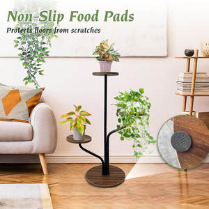 Soporte de planta de Metal dorado de lujo, soporte de maceta alta, soporte de maceta de esquina, estantes múltiples, soporte de exhibición de plantas - Product Image 5