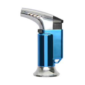 Nouveau style coupe-vent rechargeable Logos personnalisés briquet torche oblique pour la vente en gros en vrac - Product Image 2