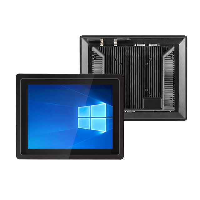 10.1 13.3 15.6 21.5' Industrial Monitor with Front Capacitive Touch Screen IP65 Bezel 3mm Embedded Industrial LCD Panel PC Stock