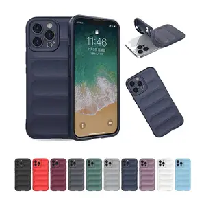 Shenzhen Handy Zubehör Fall Stoß feste Gummi Silikon Rückseite Handy hülle Für iPhone 14 Man Hüllen