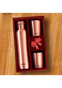High Quality Copper <b>Water</b> <b>Bottle</b> with Stainless Steel Design Premium Healthy Drinking <b>Bottle</b> <b>Metal</b> Copper <b>Bottle</b> Wholesale - Product Image 5