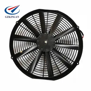16 Inch 24 Volt BUS DC Condenser Fan Cooling Fan With Slim Blade For Truck