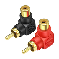 Adaptador Divisor RCA en Y, 1 Macho a 2 Hembras - Conector AV Lotus para Amplificador, TV, Altavoces, Sistema de Sonido