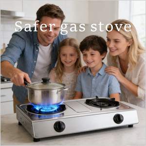 Двухконфорочная варочная панель из нержавеющей стали Guangdong, мощность 3.<span class=keywords><strong>2</strong></span>-5.4 кВт, КПД 55% для дома/отеля/автодома - Product Image 3