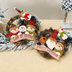 Adornos Colgantes de Navidad con Forma de Casa, Santa Claus, Muñeco de Nieve y Árbol de Navidad, Decoración Única para el Hogar y las Fiestas - Product Image 2