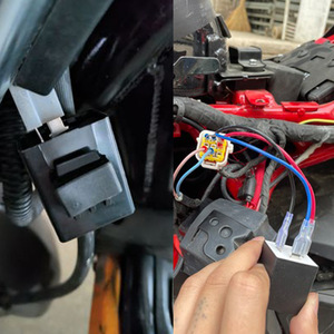 Motochi Motorcycle Flasher Relay 12V Adjustable Frequency Turn Signal Hazard <b>Light</b> Controller - Product Image 4