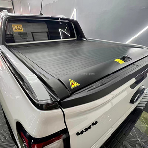 Ford Ranger Wildtrak T8 Pickup Trunk Tonneau Cover Heavy Duty <span class=keywords><strong>Aluminium</strong></span> Manuel Rouler Hard Lid Shell <span class=keywords><strong>Camion</strong></span> Bed Cover - Product Image 6