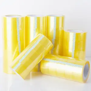 Highly Waterproof BOPP Tape With Superior Toughness And High Transparency Features Acrylic Hot Melt Adhesive Single Sided