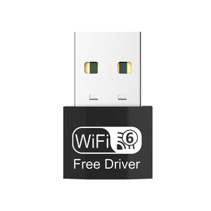 Mini USB WiFi 6 Network Card - Fast 286Mbps Dongle, No Drivers Needed For Windows 10/11, Plug & Play For PC Or Laptop