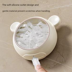 Wall Mounted Plastic <b>Wrap</b> Dispenser Kitchen Storage Organizer for Disposable Food <b>Wrap</b> Foil and <b>Paper</b> <b>Rolls</b> - Product Image 3