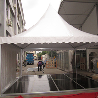 Carpa de pagoda para eventos grandes de gran oferta, carpa de nuevo diseño con marco de aluminio para 20 personas para bodas y fiestas
