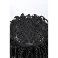 Extension de cheveux synthétiques en fibre de soie africaine haute température, tresses creuses, dreadlocks, sans lacet, perruque afro naturelle, Chine