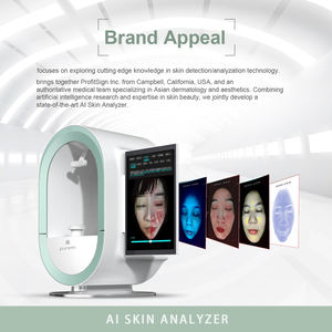 Analyseur de peau 3d Ai Scanner facial professionnel Miroir magique Détection UV Test d'<span class=keywords><strong>humidité</strong></span> pour salon Us Us Jp Plugs - Product Image 2