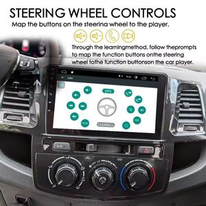 Radio con Pantalla y Control por Voz con IA para Automóvil Android, para Toyota Fortuner AN50 AN60 HILUX Revo Vigo 2008 2014, Autoradio DSP GPS, Reproductor de Video CarPlay - Product Image 4