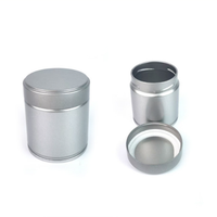 Boîtes en fer cylindriques de qualité alimentaire pour emballage de bougies, idéales pour la vente en gros de poudre de matcha