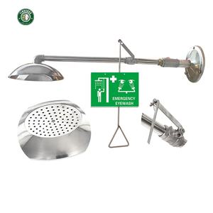 Acero inoxidable Ducha <span class=keywords><strong>DE</strong></span> SEGURIDAD <span class=keywords><strong>Lavaojos</strong></span> Estación <span class=keywords><strong>de</strong></span> ducha <span class=keywords><strong>de</strong></span> emergencia montada en la <span class=keywords><strong>pared</strong></span> - Product Image 1