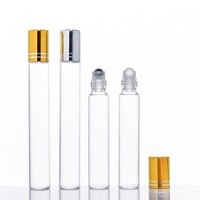 Haute Qualité 3ml 5ml 10ml 12ml Rouleau sur Bouteille En Verre Tube Cosmétique scellé Huile Essentielle Tubes Conteneurs