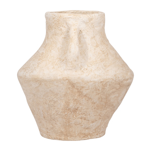 Vaso a due manici in ceramica fatta a mano, vaso per fiori in cartapesta per soggiorno, camera da letto, ufficio. - Product Image 3