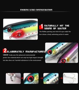 100mm/14g 126mm/26g Offre Spéciale crayon <span class=keywords><strong>leurre</strong></span> de pêche appât artificiel Topwater dur <span class=keywords><strong>leurre</strong></span> appât de natation <span class=keywords><strong>Stickbait</strong></span> - Product Image 6