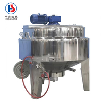 Huashang Custom Sanitaire RVS Verticale Elektrische Verwarmde Jacketed Kettle met Roerwerk
