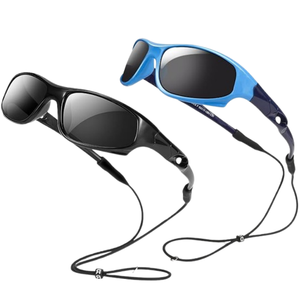 Lunettes de soleil sportives personnalisées pour enfants, monture PC, lunettes de soleil sportives pour enfants unisexes, pour les enfants de 3 à 10 ans, lunettes de cyclisme d'extérieur - Product Image 1