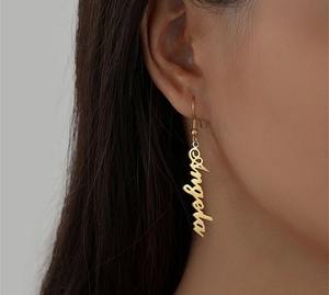 Nuovissimi <span class=keywords><strong>orecchini</strong></span> personalizzati in acciaio inossidabile con lettere personalizzate <span class=keywords><strong>orecchini</strong></span> regalo <span class=keywords><strong>di</strong></span> compleanno <span class=keywords><strong>di</strong></span> san valentino - Product Image 6