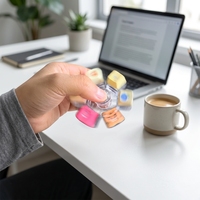 Fidget Spinner Keychain Custom Printing Sublimation UV Any Design for Promotional Wholesale Creative Gift Stress Release