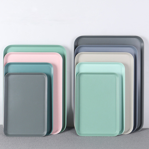 Melamine khay trái cây ăn nhẹ sang trọng cao ngắn khách sạn đặc biệt cốc nước khay hình chữ nhật tấm nhựa - Product Image 4