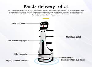 Robot de Servicio de Alta Eficiencia ONA con Pantalla de 10.1 Pulgadas, Navegación Láser y 12 Horas de Autonomía para la Entrega Automatizada de Comidas en Cafeterías - Product Image 5