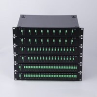 Panneau de brassage fibre optique 24 ports 12 ports SC UPC APC 2U 1U pour montage en rack 19 pouces OTB