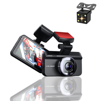 Presupuesto X7 Dash Cam con 1080P Full HD IPS Pantalla Grabación de doble canal 1 año de garantía Conectividad WIFI