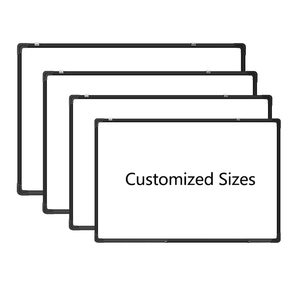Trường khô xóa bảng trắng từ tính với bảng trắng khung nhôm màu đen bao gồm các tông nhựa thép - Product Image 4