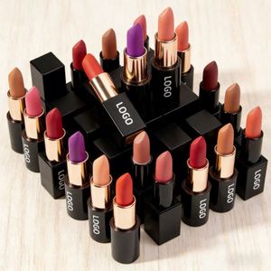 ลิปสติกเนื้อแมทท์กันน้ำ สูตรมิเนอรัลวีแกน สีนู้ด ติดทนนาน เม็ดสีแน่น 3.5 กรัม รับผลิตโลโก้แบรนด์ส่วนตัว - Product Image 1