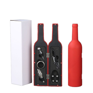 Ouvre-bouteille <span class=keywords><strong>de</strong></span> <span class=keywords><strong>vin</strong></span> <span class=keywords><strong>rouge</strong></span> 5 pièces en acier inoxydable durable moderne simplicité grande bouteille boîte à outils <span class=keywords><strong>de</strong></span> <span class=keywords><strong>vin</strong></span> - Product Image 1