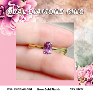 Classic Fashion Trendy Oval Cut Cubic Zircon <b>Ring</b> <b>925</b> Sterling <b>Silver</b> Engagement Gift Jewelry Promise Wedding Bands Women - Product Image 2