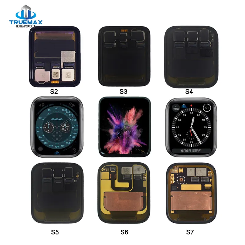 Vervanging Originele Voor Apple Horloge Serie 2 3 4 5 6 7 Se S1 S2 S3 Band 38Mm 40mm 42Mm 44Mm Lcd Touch Screen Assembly