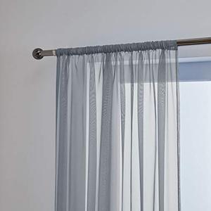 Cortina transparente de bolsillo con varilla de estilo simple, elegante, con textura suave al tacto, da a tu <span class=keywords><strong>casa</strong></span> un tiempo y cómodo - Product Image 6