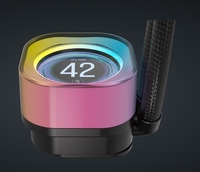 Offre Spéciale ICUE LINK H170i Refroidisseur de processeur liquide LCD 420mm avec écran LCD IPS pour les jeux Dissipation thermique élevée